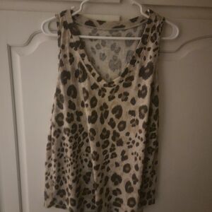24/7 Maurices Animal Print V-neck Top